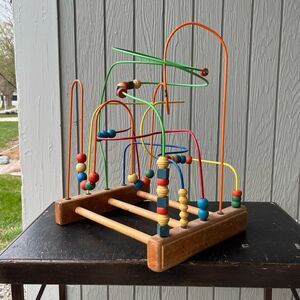 Vintage Educo Super Maze Wooden Children's Toy 20" H × 15" W × 12" D